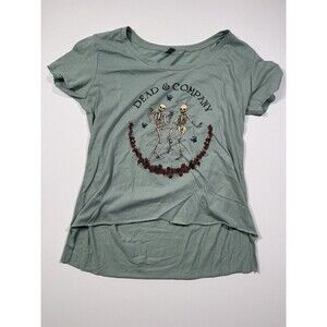 Dead & Company Women’s Green Skeleton Shirt Large